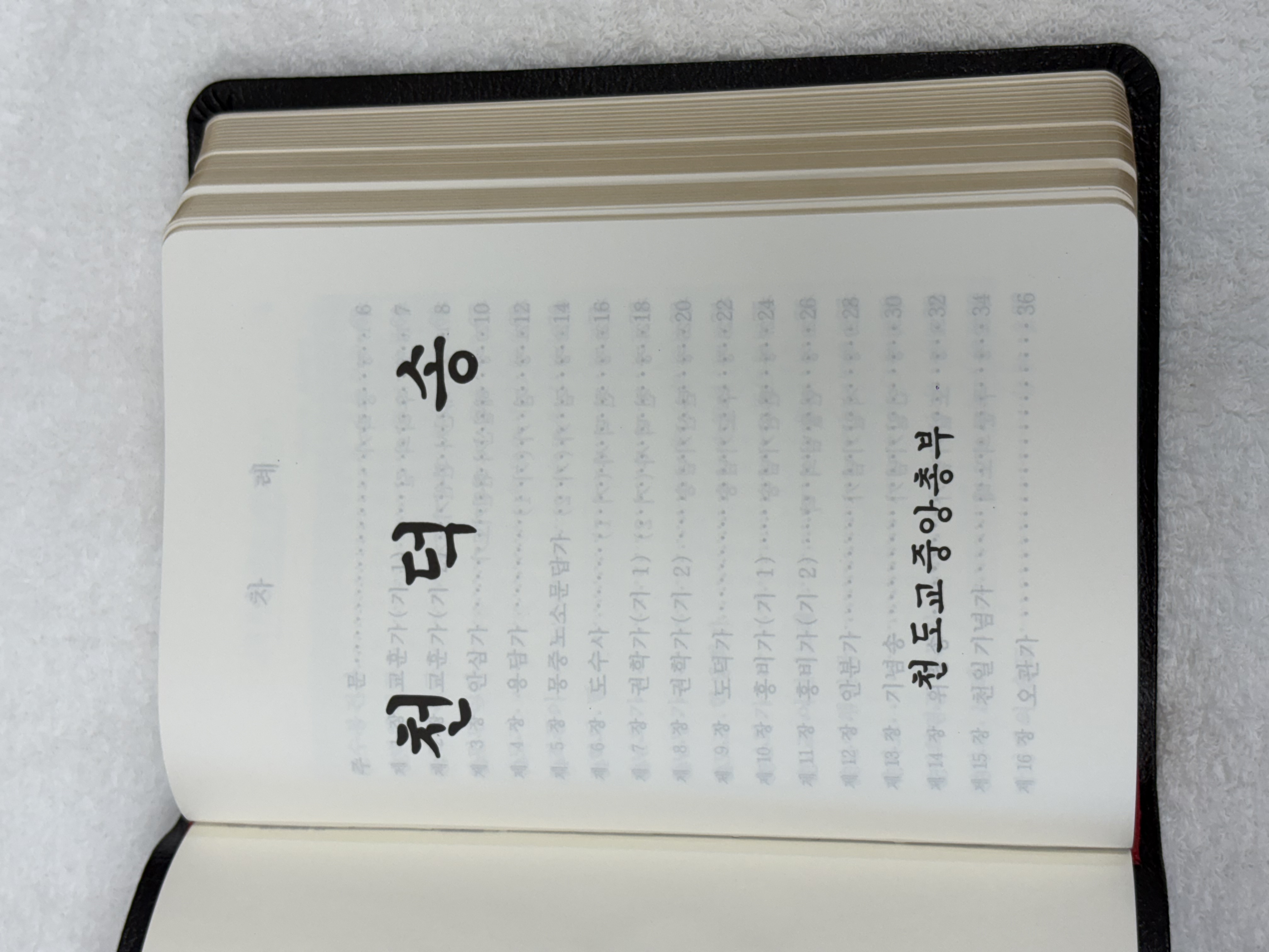 천도교경전/금장/일반형 20,000원